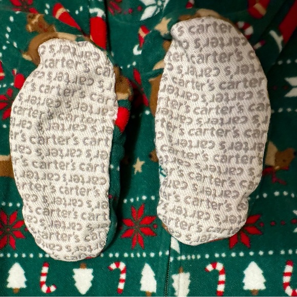 Carter’s Christmas Reindeer Fleece Pajamas - Picture 4 of 4